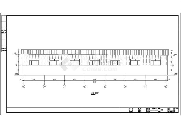 33.6米x45米梯形厂房结构施工图（含设计说明）-图一