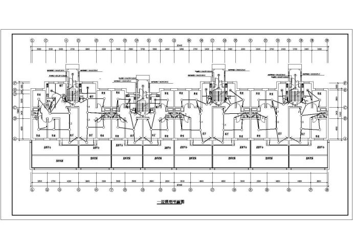 某地区经典小区住宅电气全套设计CAD施工图纸_图1