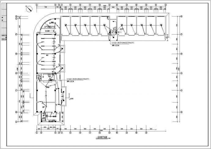 某财政大楼电气设计方案CAD施工图_图1