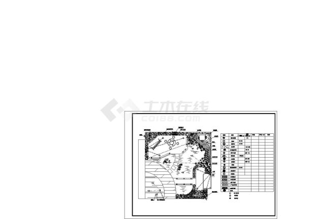 屋顶花园绿化布置平面图-图一