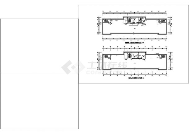 某市空港办公楼电气设计CAD施工图-图一