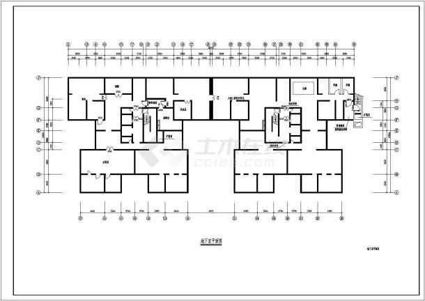 某邮政综合楼全套电气设计CAD施工图-图一