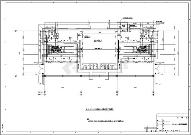 柴油发电机房及消防水泵房水喷雾系统设计图纸-图二