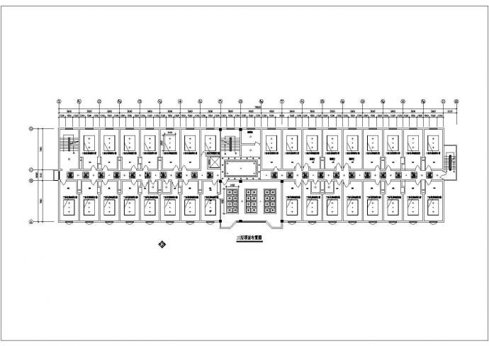 洗浴中心建筑施工及设计方案全套CAD平面图_图1