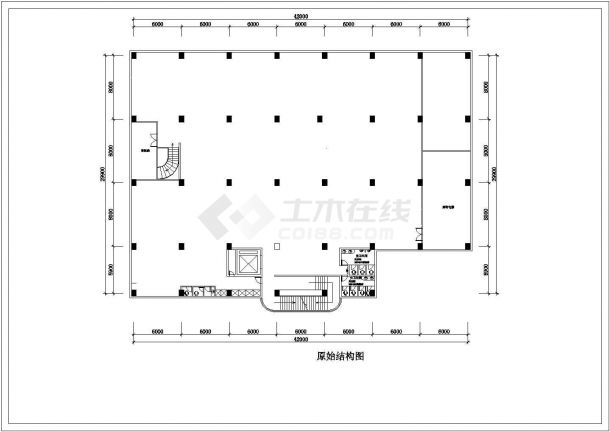 休闲中心建筑设计方案及施工全套CAD平面图-图一