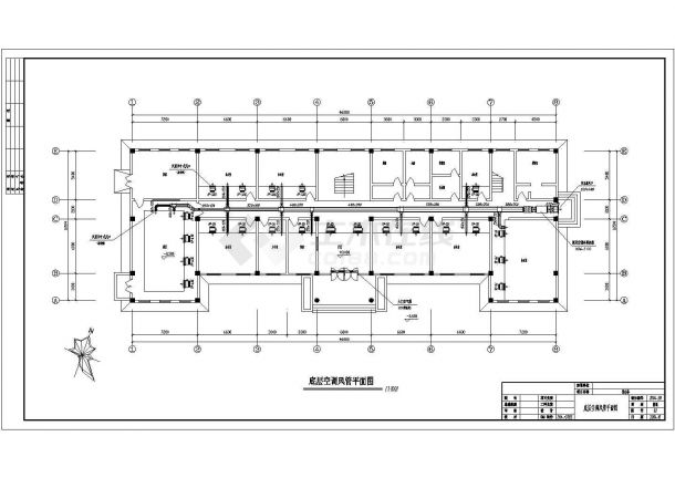 某综合楼中央空调CAD设计施工图纸-图一