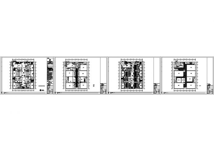 某四层哈尔滨电影院平面CAD图纸_图1