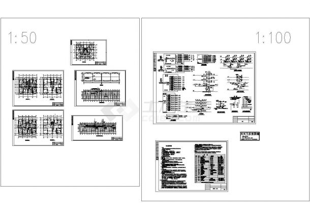 古治区某三层住宅楼电气施工CAD图纸(三级负荷，三相四线)-图一