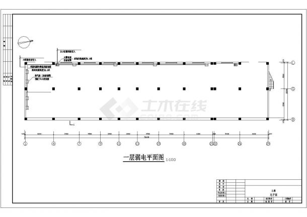 某地区商住楼强弱电气设计施工图纸-图一