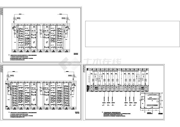 医院综合楼配电系统图，共3张图纸-图一