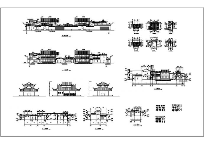 某古建筑古建筑规划CAD设计图纸_图1
