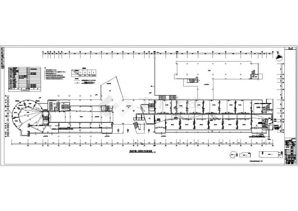 多媒体教学楼电气设计方案及施工全套CAD图纸-图二