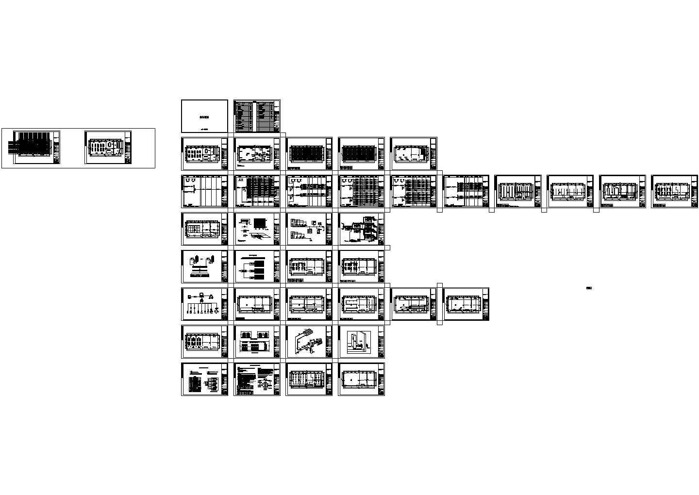 某地区人民医院城南新区医技楼机房建设CAD图