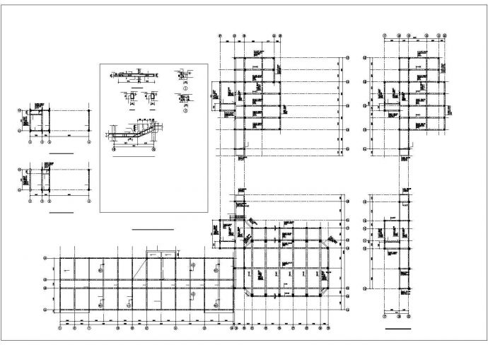 某地小学大楼建筑结构图（共11张）_图1