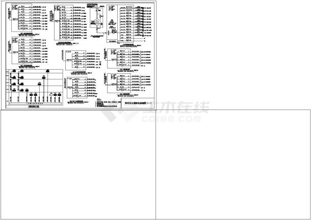 某小学强电设计方案及施工全套CAD图纸-图二