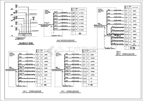 电气-辅助楼设计方案及施工全套CAD图纸-图二