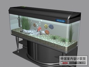 [3D]一个少见的水族箱-金鱼(带材质)-图一