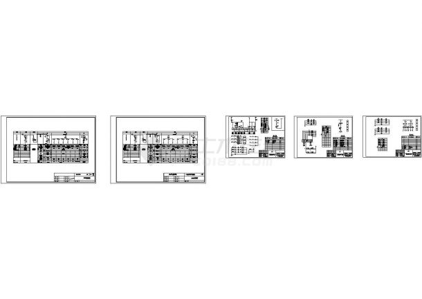 某商业公司配电工程箱式变电站（变压器SCB11-315KVA）设计cad全套电气施工图（一次二次设计）-图一