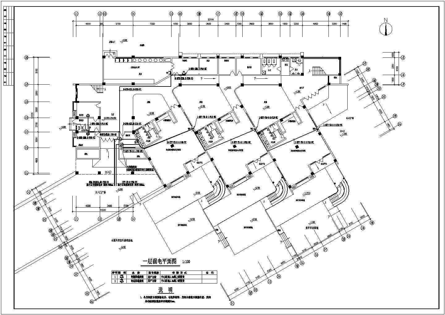 新建规后幼儿园电施设计方案全套CAD图纸
