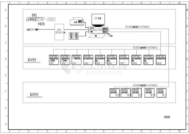 防空港电气设计方案全套CAD详图-图二