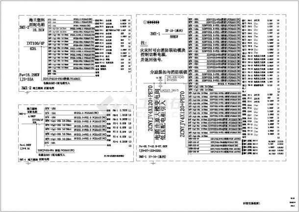 江苏某大酒店强弱电消防电气设计全套CAD图纸-图二