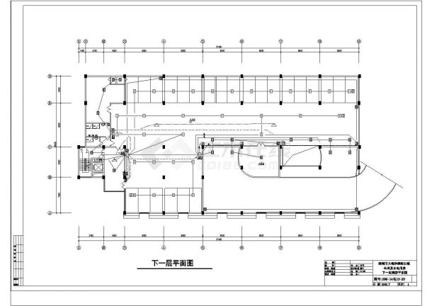 某海边车库水电房消防电气设计方案全套CAD图纸-图一
