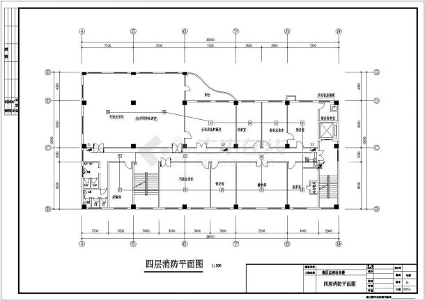 某集团设备楼消防电气设计方案全套CAD图纸-图二