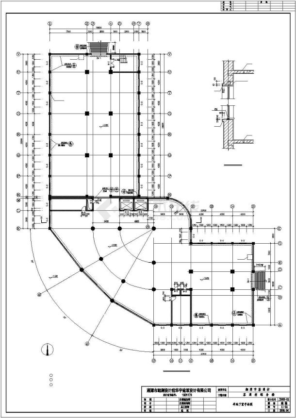 某地大型商住楼建筑设计方案图-图一