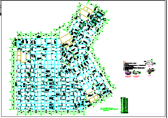 某地医院住院大楼结构图纸（含设计说明）