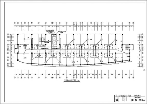 酒店综合布线设计施工全套CAD电气原理图纸-图二