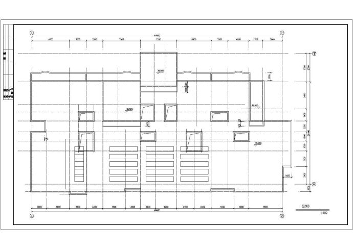 某地大型板式小高层商住楼建筑施工图_图1