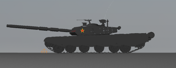 我国某型号主战坦克CAD设计图-图二