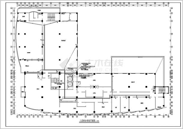 酒店综合布线电气CAD   图纸-图一