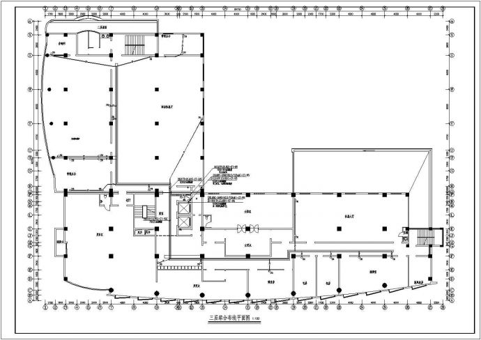 酒店综合布线电气CAD   图纸_图1