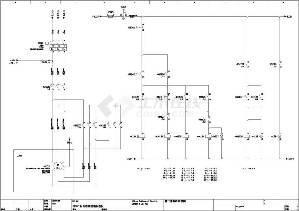 星三角起动图纸 EPLAN 转的CAD格式-图一