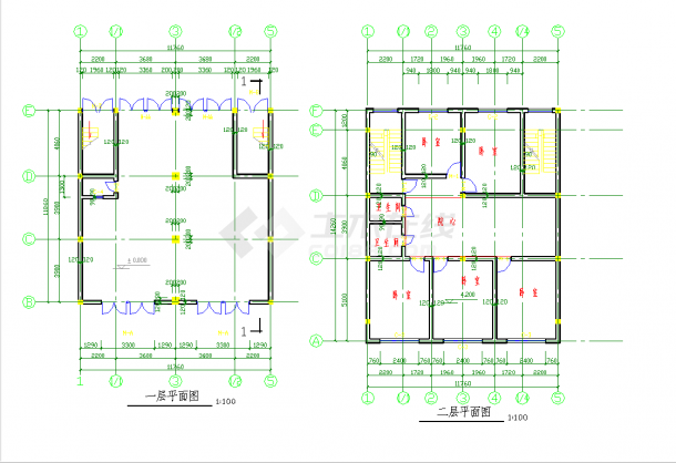 某地区私人住宅建筑结构设计方案图纸-图二