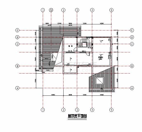 某地详细实用五层住宅楼建筑设计方案图-图二