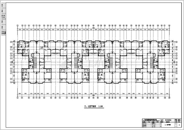 某地小型教工宿舍单体建筑设计方案图-图二