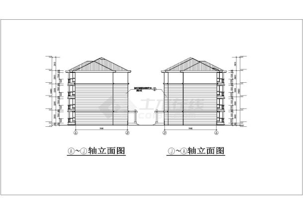 比较受欢迎的多层住宅楼建筑设计方案图-图一