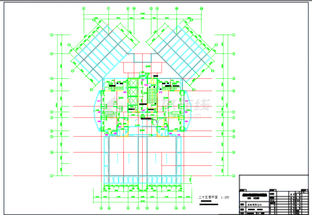 某地茶南高层住宅建筑设计施工方案（含效果图）-图二