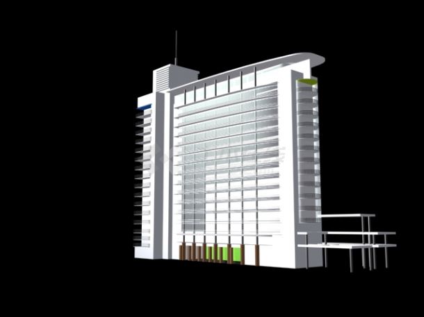 摩天大楼3D max模型打包-图一
