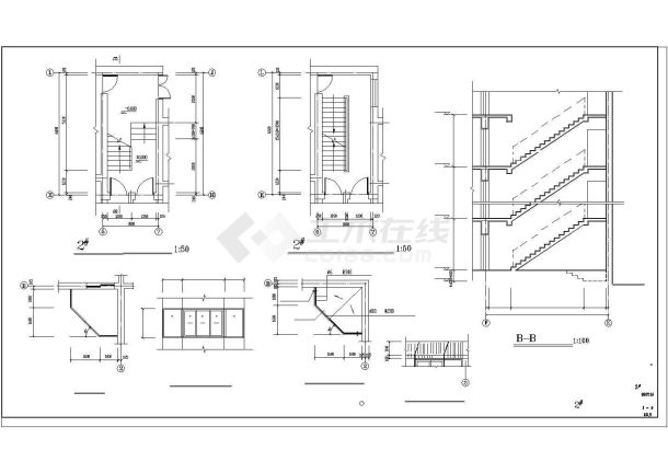 某地详细多层住宅建筑施工图-图一