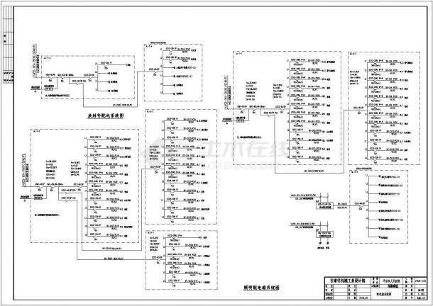 某地病房电气设计方案CAD施工图-图二