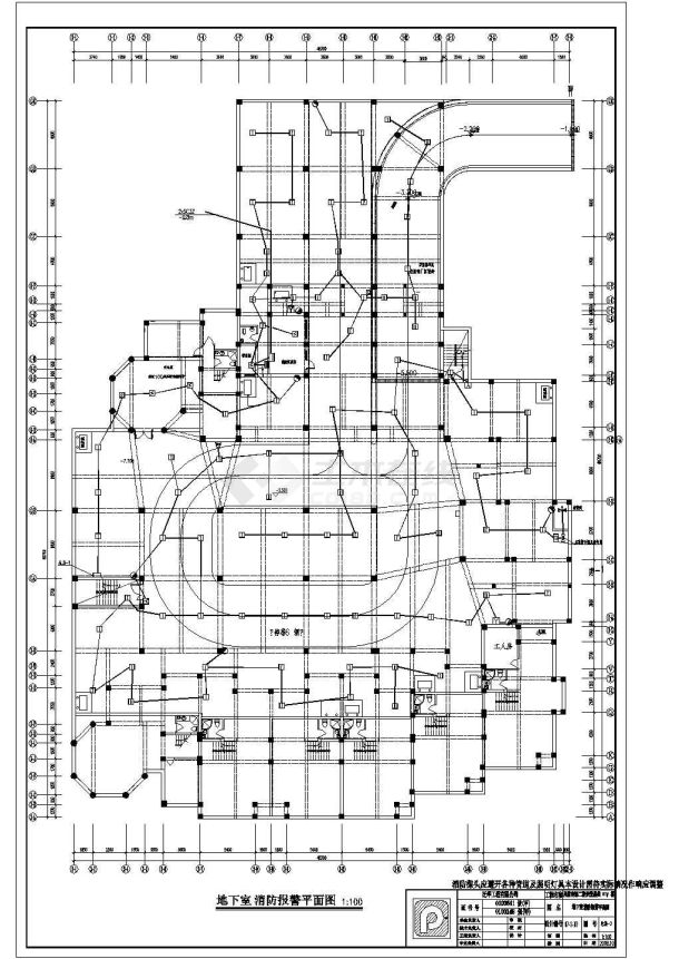 某住宅楼电气全套设计CAD施工图-图一