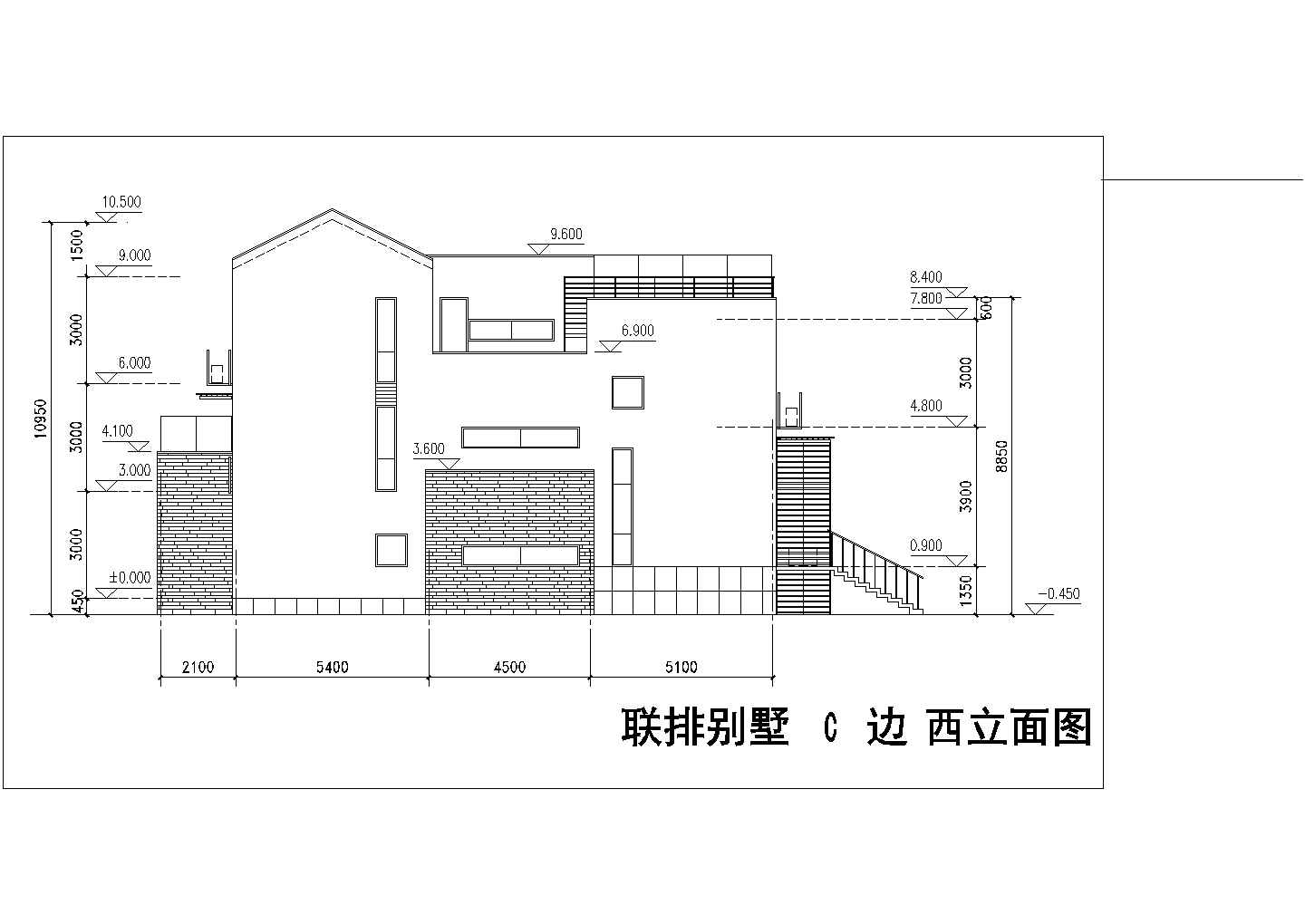 某地经典德式小别墅建筑方案设计图