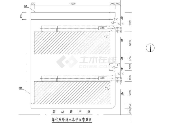 某地区住宅楼电气平面全套设计CAD施工图纸-图二