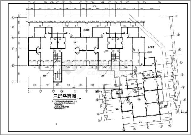 比较完整的一套多层住宅建筑施工图-图二