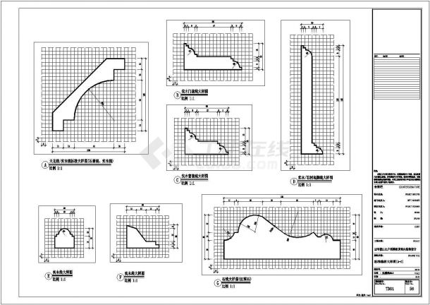 欧式(别墅)施工设计方案全套CAD图纸-图一