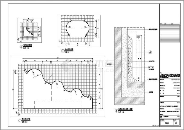 欧式(别墅)施工设计方案全套CAD图纸-图二