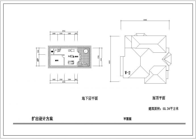 某地简单小型多层别墅建筑设计方案图_图1
